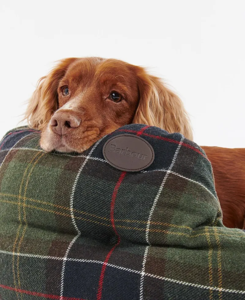 Barbour Luxury 35 Inch Dog Bed in Classic Tartan-5